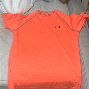 Under armor Neon orange shirt